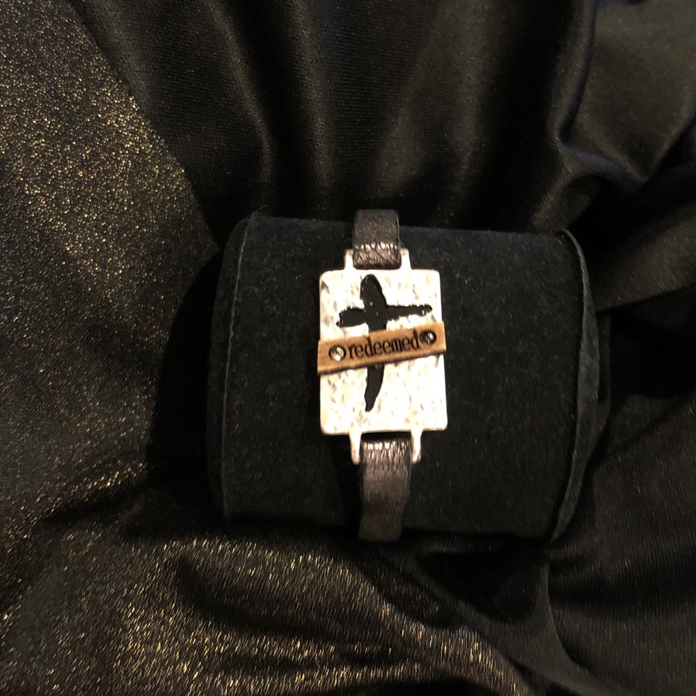 Inspirational Leather Wrist Band